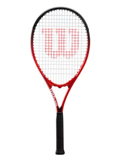 Wilson Pro Staff Precision Xl 110 Tennis Racket, 16x19, Adults, Beginners/ Intermediate - Black/ Red  - Image 1