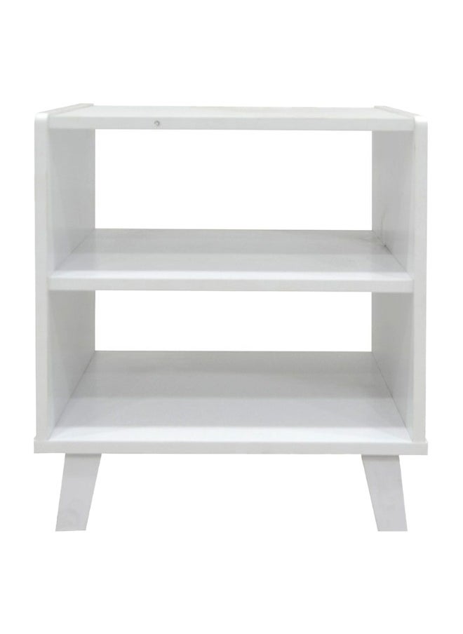 DANUBE HOME Supreme End Table Modern And Elegant Side Table For Living Room Stylish Accent Table Compact Storage Solution Durable And Sleek Home DÃ©cor For Any Space - White  - Image 3