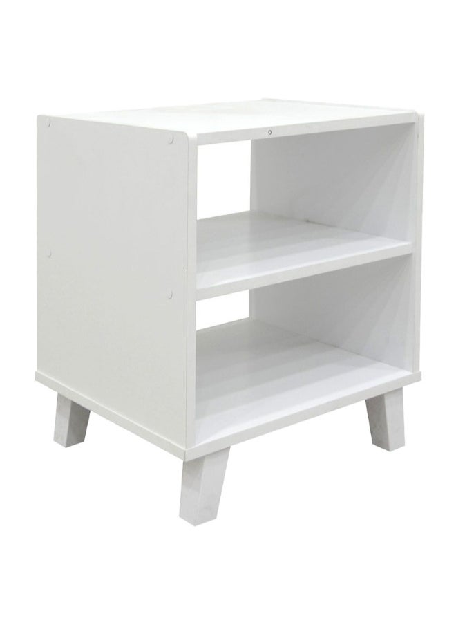 DANUBE HOME Supreme End Table Modern And Elegant Side Table For Living Room Stylish Accent Table Compact Storage Solution Durable And Sleek Home DÃ©cor For Any Space - White  - Image 4