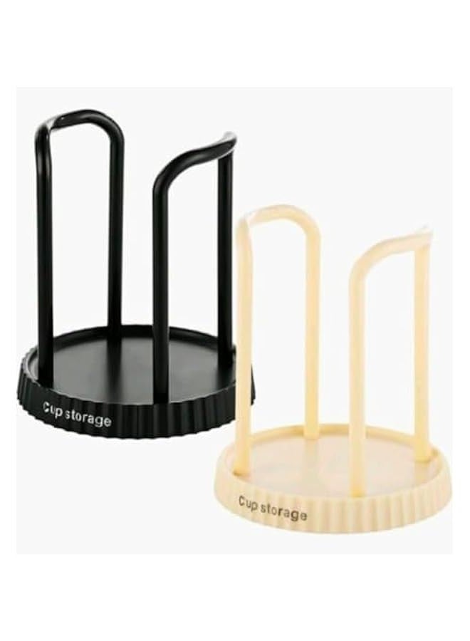 Beauenty Paper Cup Dispenser – Disposable Paper Cup Storage for Bathroom, Countertop Coffee Cup Organizer, Mouthwash Rinsing Cup Holder Durable, Space-Saving Design for Home, Office and Coffee Stations (Black) - Image 2