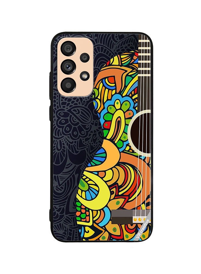 VR CREATIVE Protective Case Cover For Samsung Galaxy A33 5G Colorful Gittar Design Multicolour - Image 1