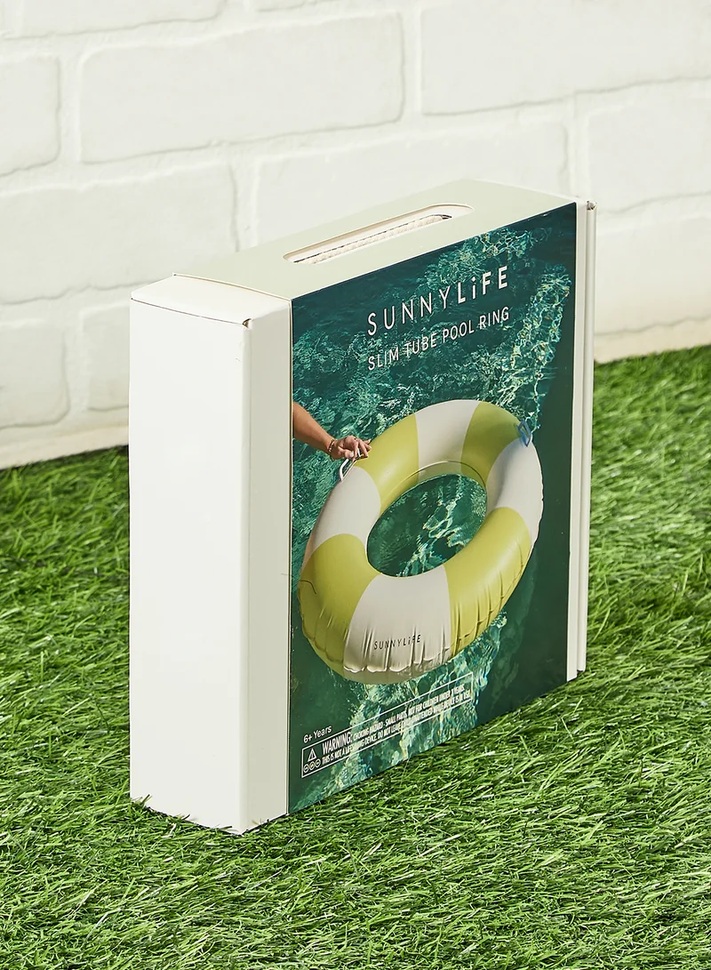 ساني لايف Slim Tube Pool Ring Tides Out Citrus Stripe