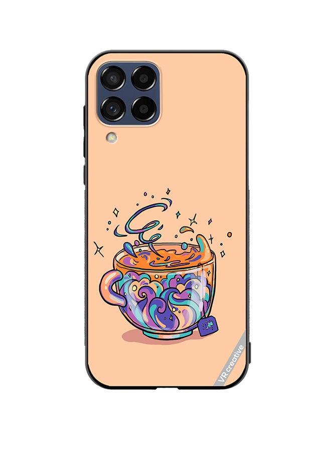 VR CREATIVE Protective Case Cover For Samsung Galaxy M53 Tea Design Multicolour - Image 1
