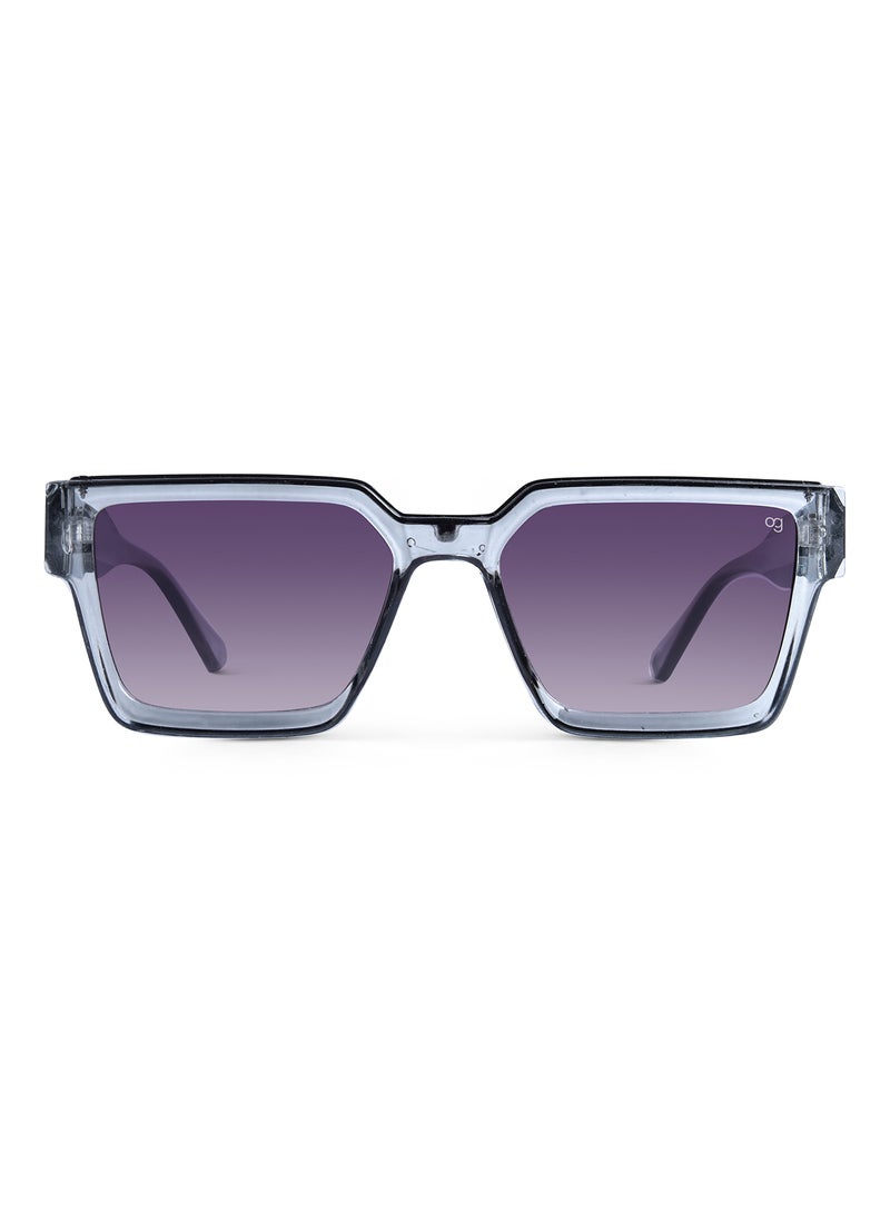 Woggles Grey Polarized Wayfarer Sunglasses  - Image 3