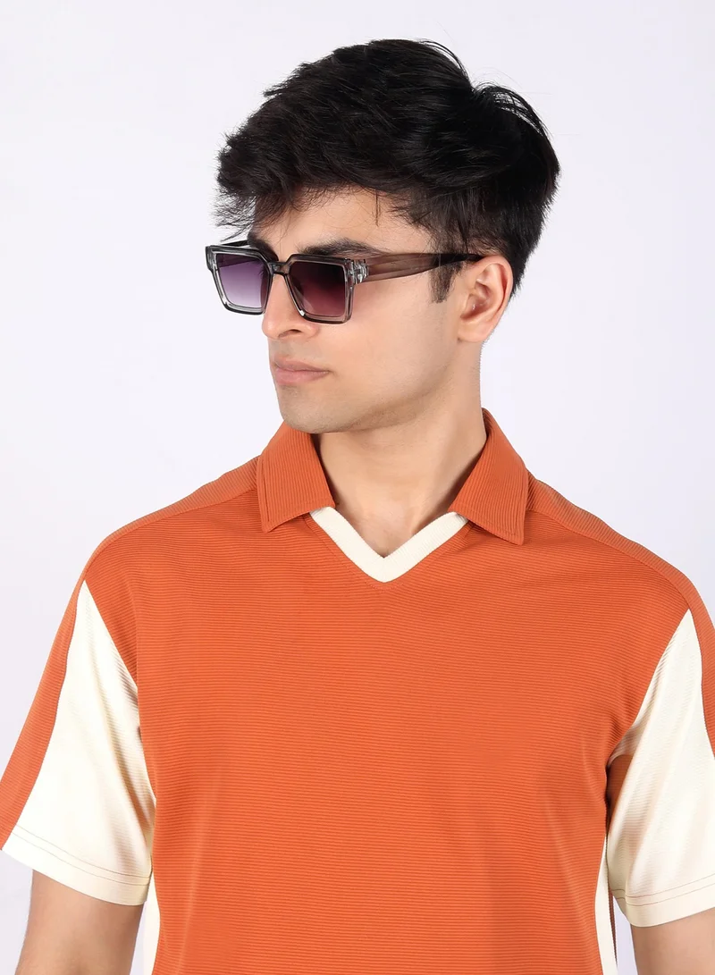 ووجلز Grey Polarized Wayfarer Sunglasses