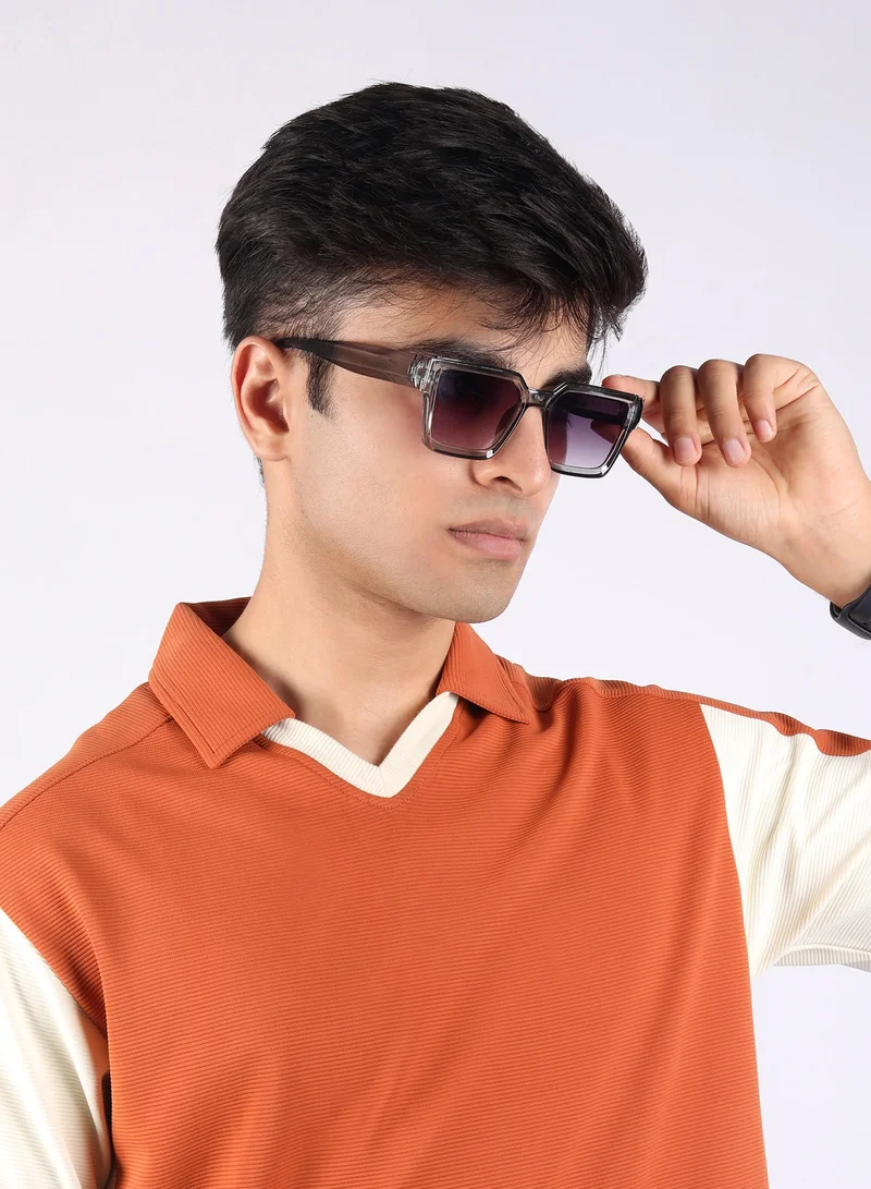 Woggles Grey Polarized Wayfarer Sunglasses
