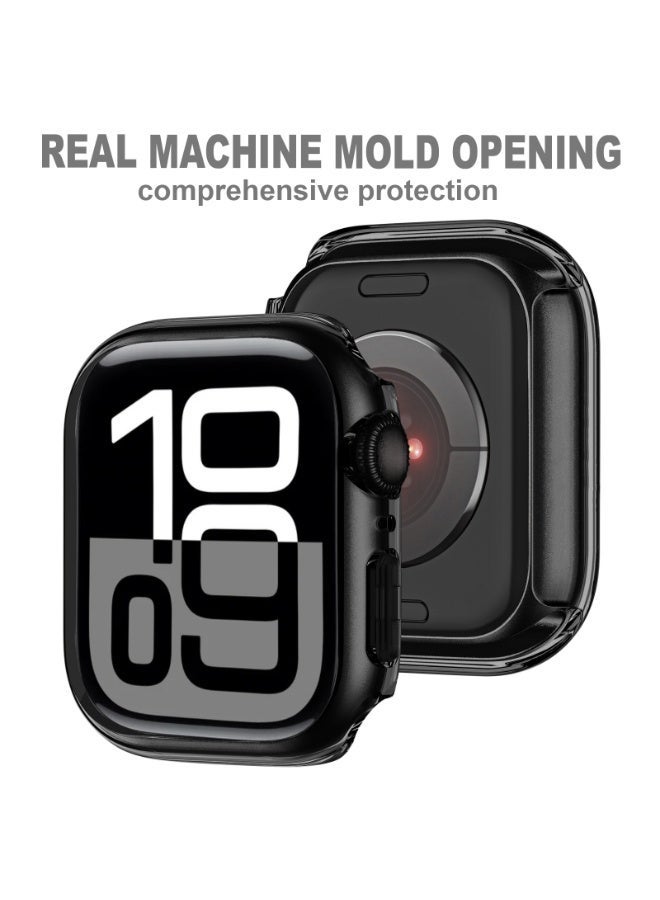 PRIMEEIGHT [2PCS] Case and Screen Protector Apple Watch Series For S10 42 mm Ultra Thin Flexible TPU Clear Film Bubble-Free Scratch-resistant. - Image 2