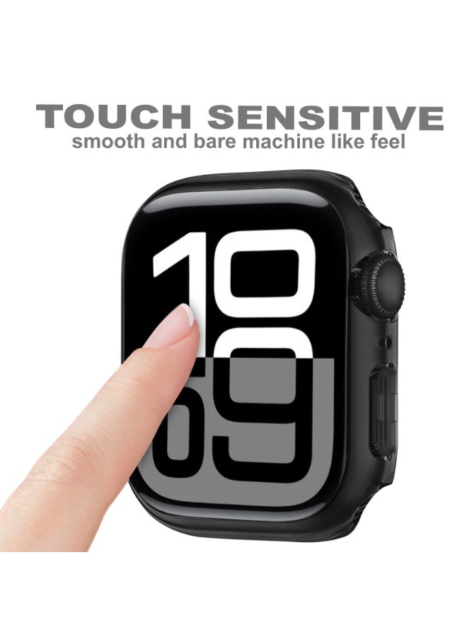 PRIMEEIGHT [2PCS] Case and Screen Protector Apple Watch Series For S10 42 mm Ultra Thin Flexible TPU Clear Film Bubble-Free Scratch-resistant. - Image 5