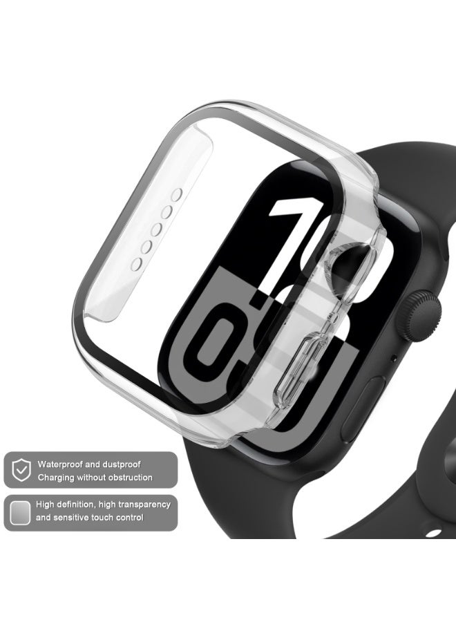 PRIMEEIGHT [2PCS] Case and Screen Protector Apple Watch Series For S10 42 mm Ultra Thin Flexible TPU Clear Film Bubble-Free Scratch-resistant. - Image 4