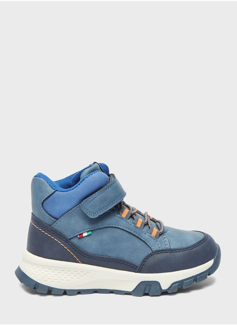 LBL by Shoexpress - Kids High Top Lace Up Sneakers - Image 1