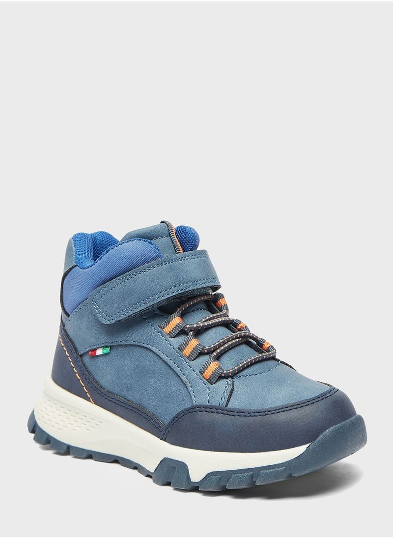 LBL by Shoexpress - Kids High Top Lace Up Sneakers - Image 1