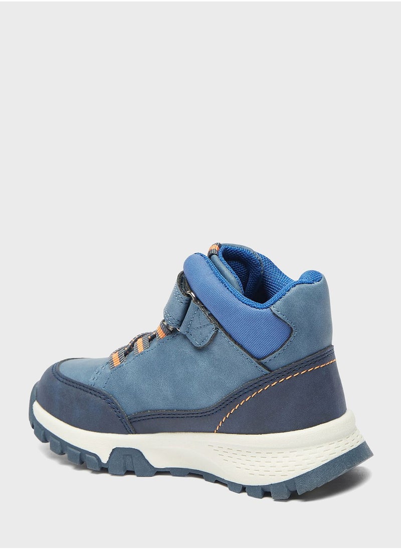 LBL by Shoexpress - Kids High Top Lace Up Sneakers - Image 1