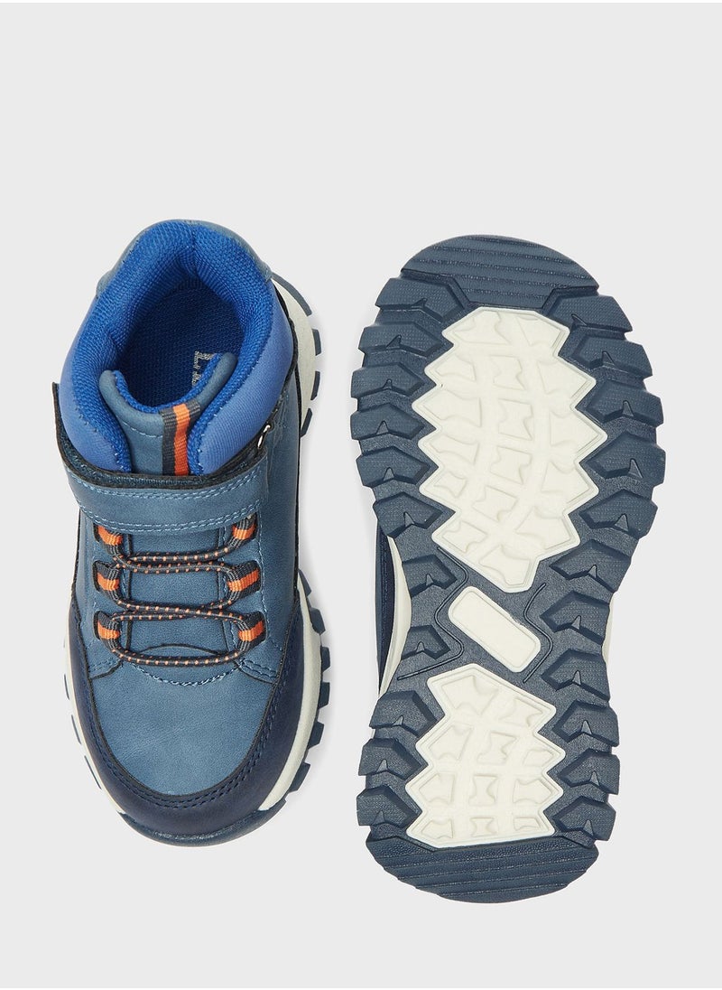 LBL by Shoexpress - Kids High Top Lace Up Sneakers - Image 1