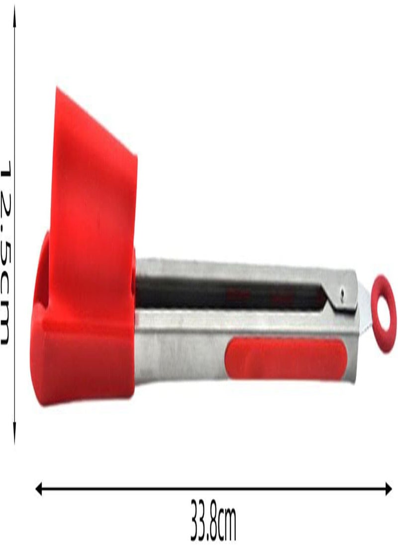 GGOOT - Tongs With Silicone Tips, 7/9 inch Stainless Steel Cooking Grilling Locking Food Tongs, Non Slip Kitchen Spatula Tongs For Fried Eggs, 2 in 1 Spatula Tong - Image 1