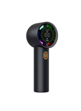 Handheld Mini USB Fan – 100-Speed Adjustable Turbo Cooling Fan with 3000mAh Battery, Foldable Design, 5-Speed Digital Display, Brushless Motor, Portable Personal Fan for Travel, Camping, Office, and Hotel Use - pzsku/Z53209561646C2DA9E169Z/45/1746232046/2beb2d27-a65e-42a2-9be3-de95580a8251