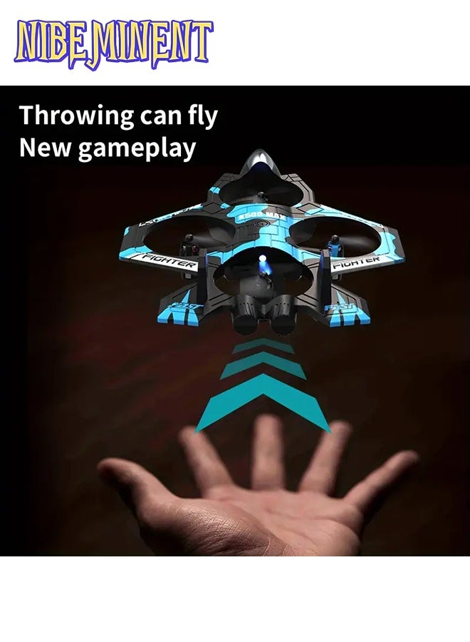 NIBEMINENT K500MAX RC Drone with 360° Flips, Throw Start, Altitude Hold, One-Key Speed Switch, Crash Resistant Design, RGB Lights, Headless Mode, 6-8 Minute Battery Life, 3m/s Max Speed, Usb Charging, Outdoor Flying, Stunt Enthusiasts, Drone For Flying - Image 4