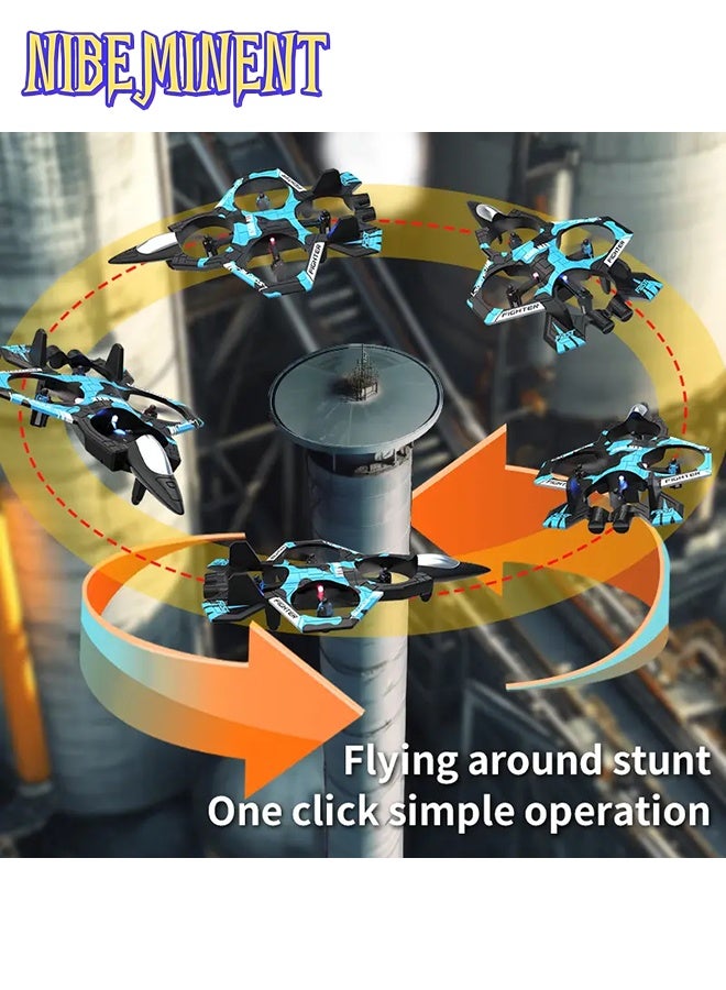 NIBEMINENT K500MAX RC Drone with 360° Flips, Throw Start, Altitude Hold, One-Key Speed Switch, Crash Resistant Design, RGB Lights, Headless Mode, 6-8 Minute Battery Life, 3m/s Max Speed, Usb Charging, Outdoor Flying, Stunt Enthusiasts, Drone For Flying - Image 5