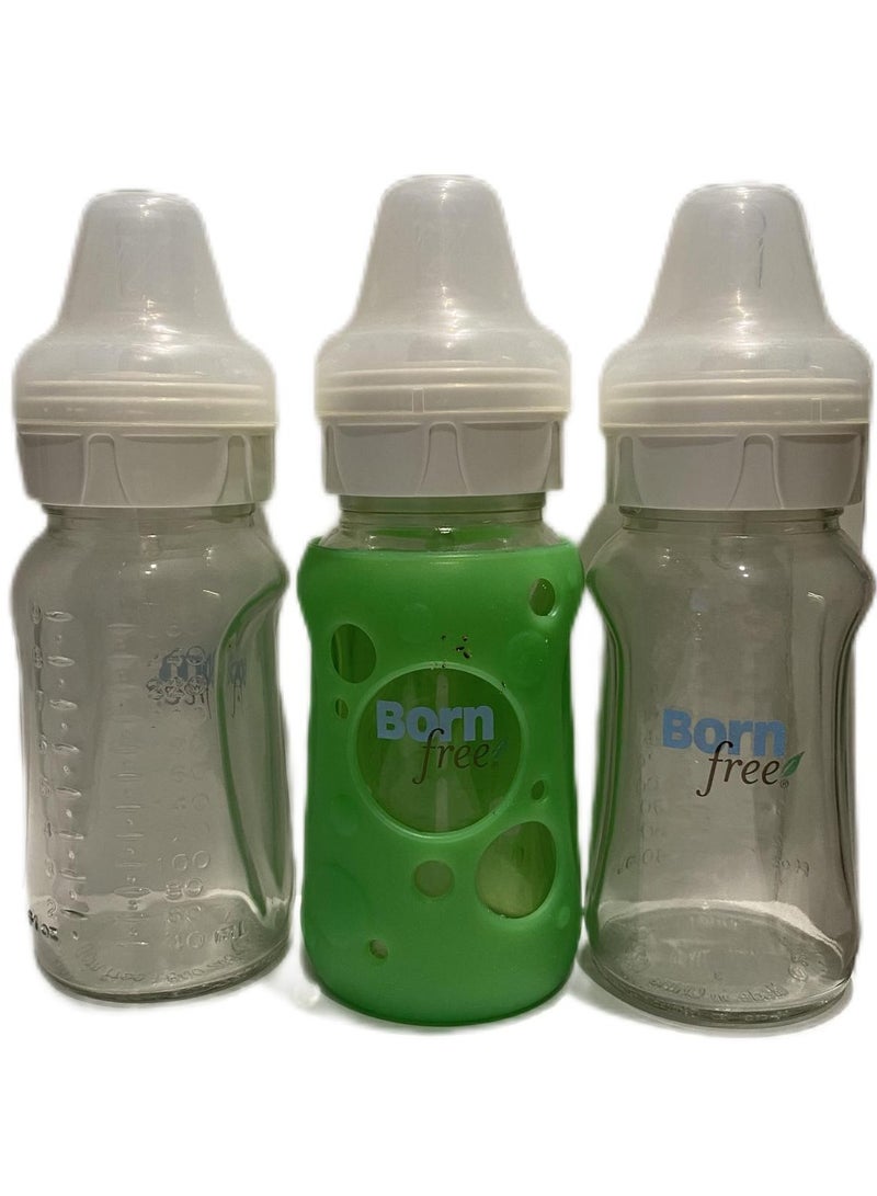 Born Free Baby Feeding Bottle Glass Born Free 260ML Triple bottle - Image 1