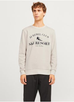 JJ Rebel Front Graphic Print Crew Neck Sweatshirt  - Image 1