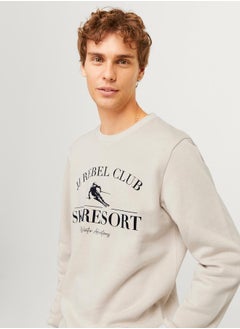 JJ Rebel Front Graphic Print Crew Neck Sweatshirt  - Image 2
