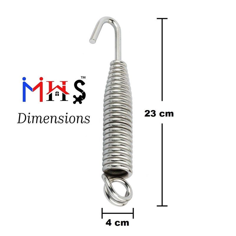 MHS Zula Bearing Spring with S Hook 360 Rotating for Hammock Porch Swings Durable and High Load Capacity - Image 2