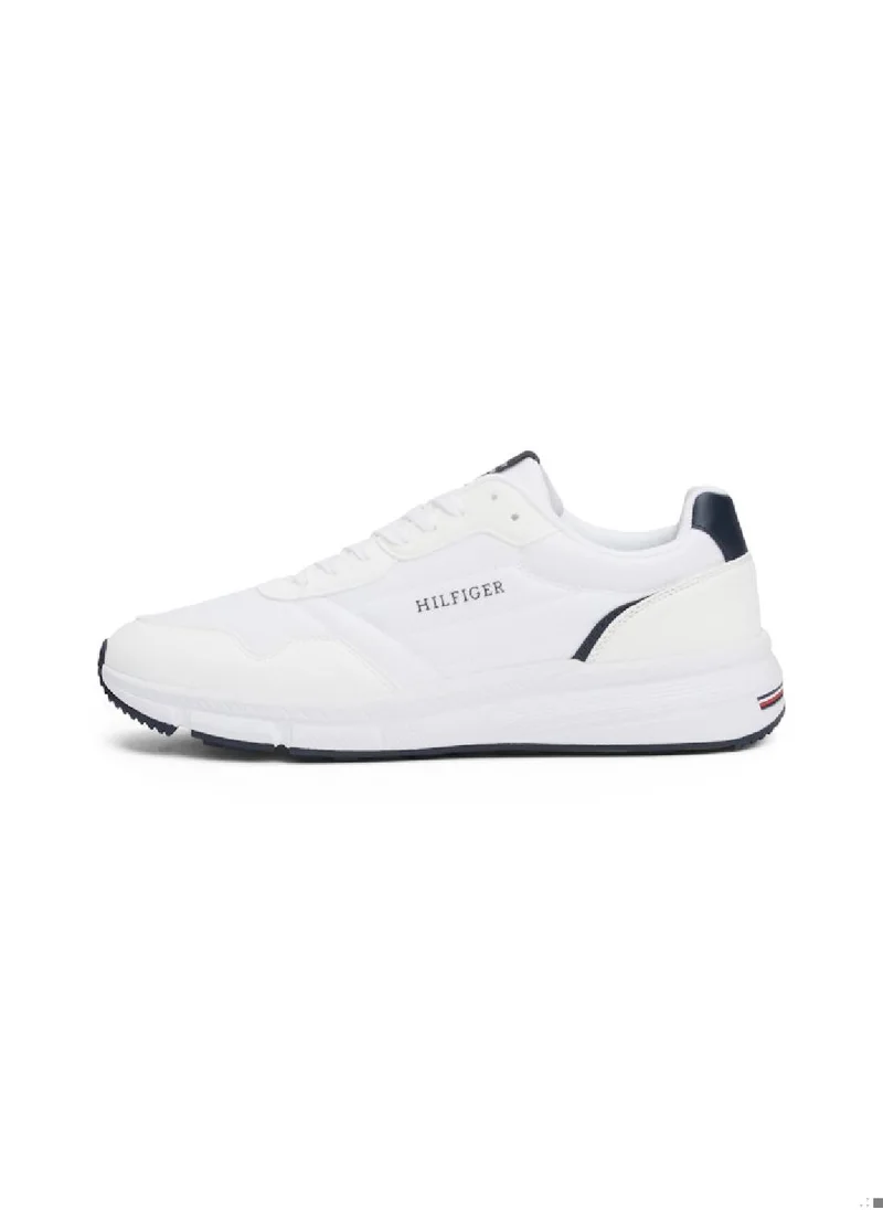 TOMMY HILFIGER Men's Fast on Low Top Sneakers - Polyester Blend, White