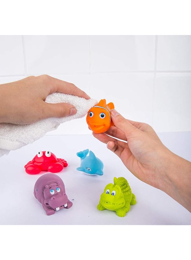 PLAYGO Under The Sea Squirtees Baby Infant Toy Pack Of 5Pcs - Image 3