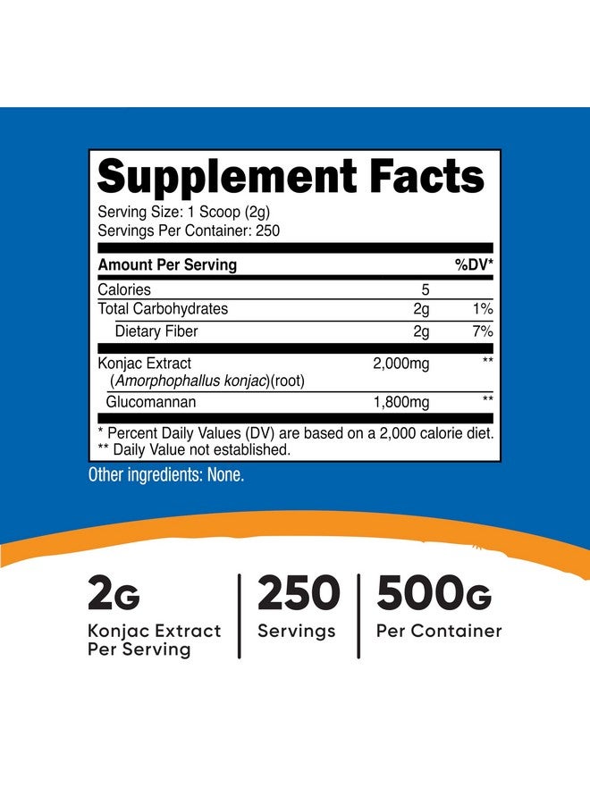 مسحوق الجلوكومانان من نيوتريكوست ٥٠٠ جرام - Image 1