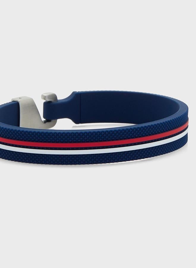 TOMMY HILFIGER Mens Silicone Bracelet Blue - 2790606 - Image 3