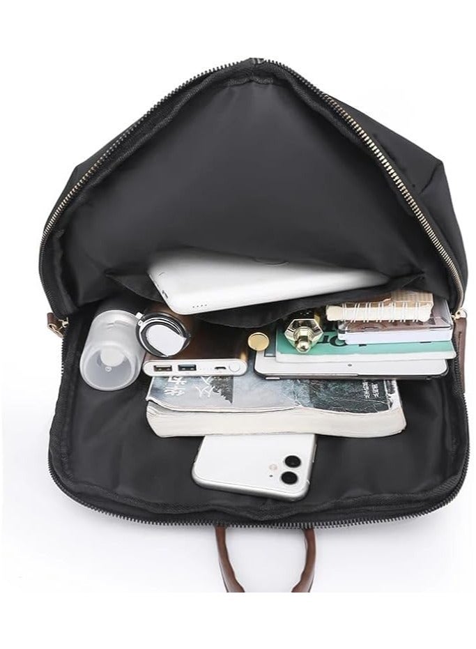 Luxury Women's Oxford Backpack: Modern and Lightweight Design, Perfect for Everyday Adventures, Travel, Education, with Multifunctional Features to Carry Items in Style and Easy  - Image 4