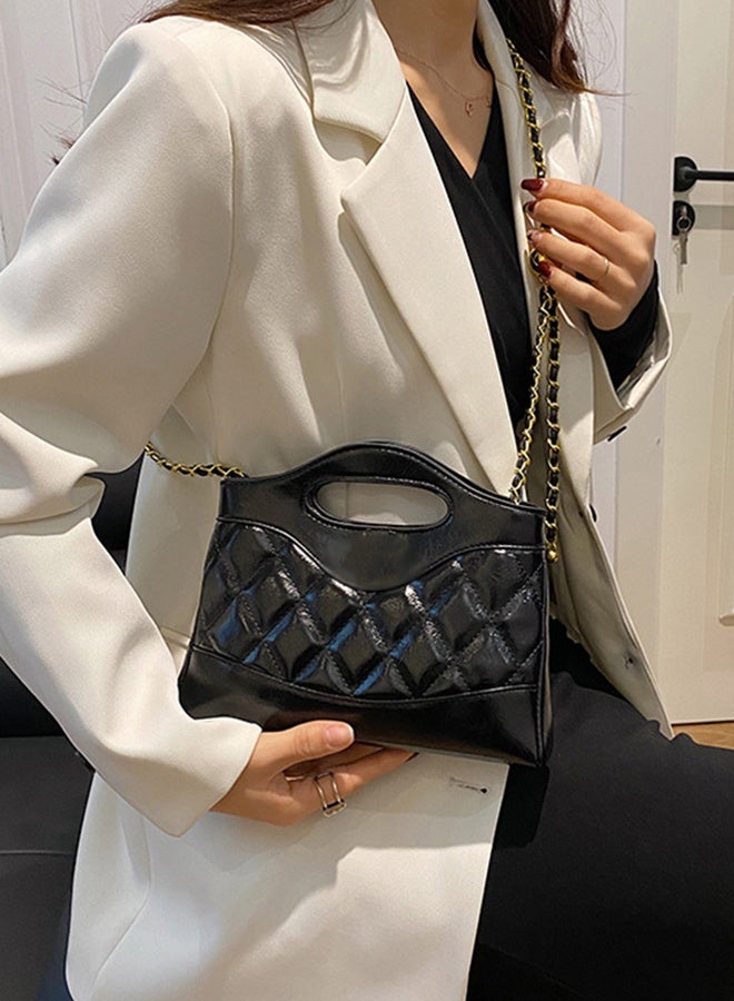 Women Handbag, Quilted Shoulder Bag, Chain Crossbody Bag, Fashion Envelope Purse, PU Leather Tote,Daily Casual Handbag, Luxury Style, Gift for Her - Image 2