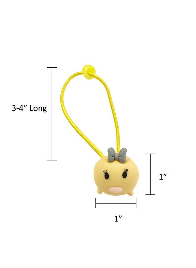 Bowbear Toddler Girls 18-Piece Funny Faces Ponytail Holders - Image 4