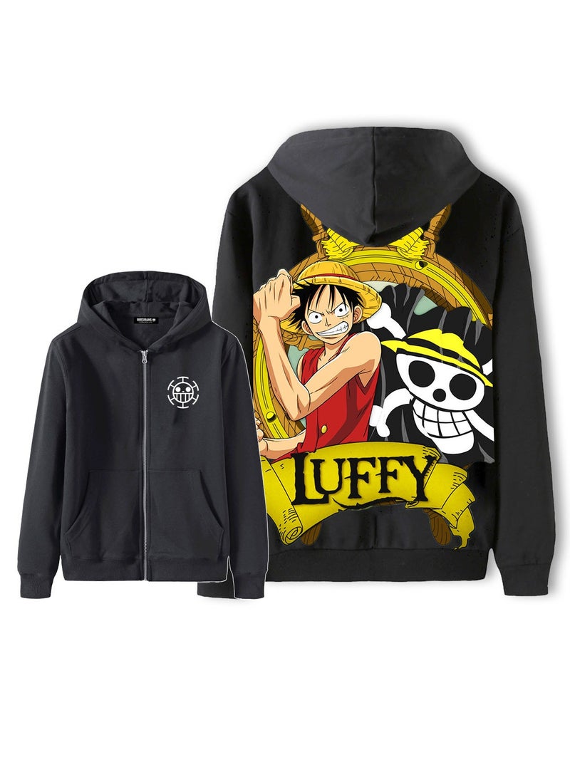 KUYING New One Piece Fashion Casual Round Neck Hoodie  - Image 1