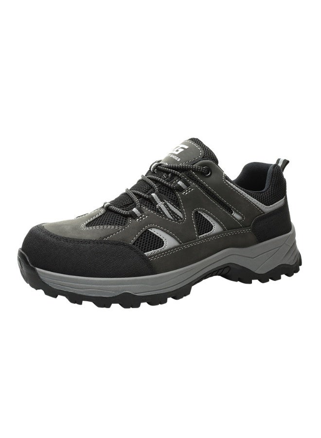 NIBEMINENT Breathable Construction Site Work Shoes Men Puncture-Proof Safety Shoes Wear resistant Indestructible shoes Security Sneakers - Image 1