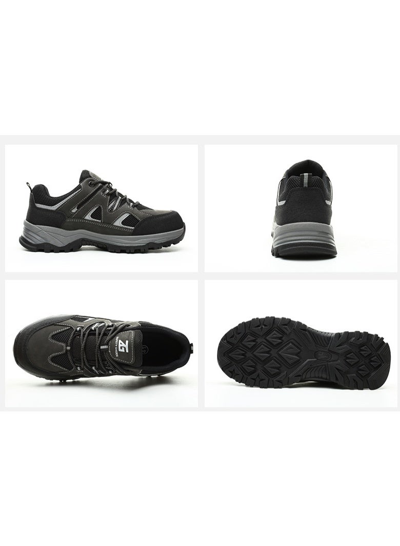 NIBEMINENT Breathable Construction Site Work Shoes Men Puncture-Proof Safety Shoes Wear resistant Indestructible shoes Security Sneakers - Image 2