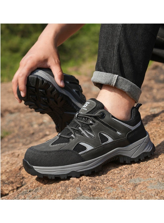NIBEMINENT Breathable Construction Site Work Shoes Men Puncture-Proof Safety Shoes Wear resistant Indestructible shoes Security Sneakers - Image 3
