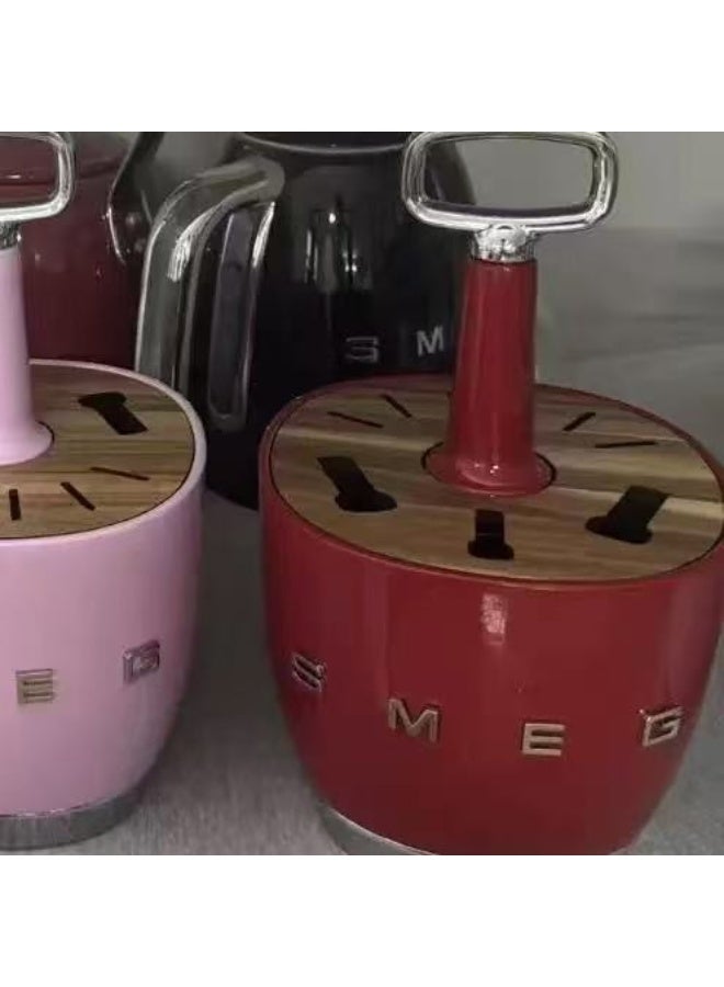 سميج خمسون من الجماليات الرجعية قاعدة حامل أدوات الطعام والسكين والشوكة والملعقة وأدوات المائدة (باستثناء السكين المصنوعة من الاستانلس ستيل) - Image 3