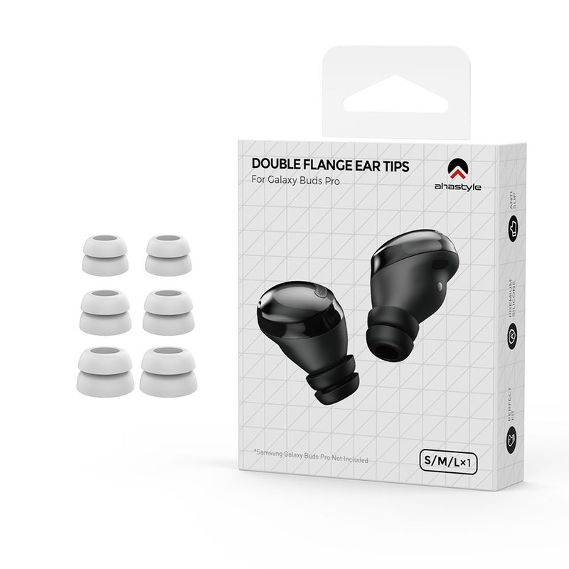 Samsung Buds Pro Silicone Eartips Caps White SML each pair (Buds Pro) 