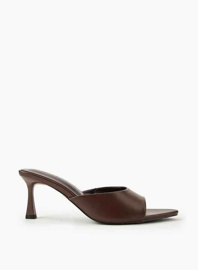 Women Flared Heel Sandals