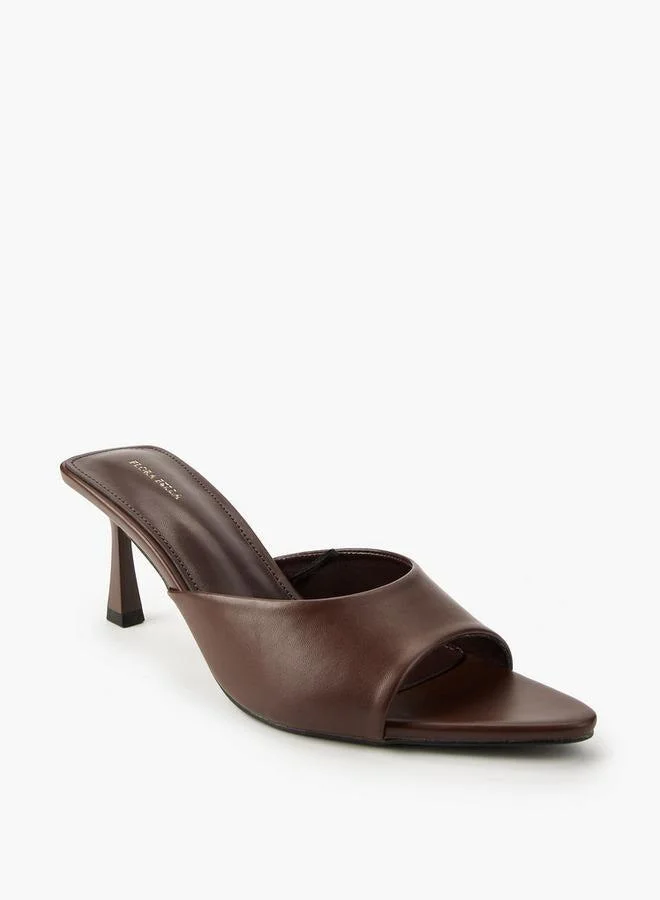 Women Flared Heel Sandals