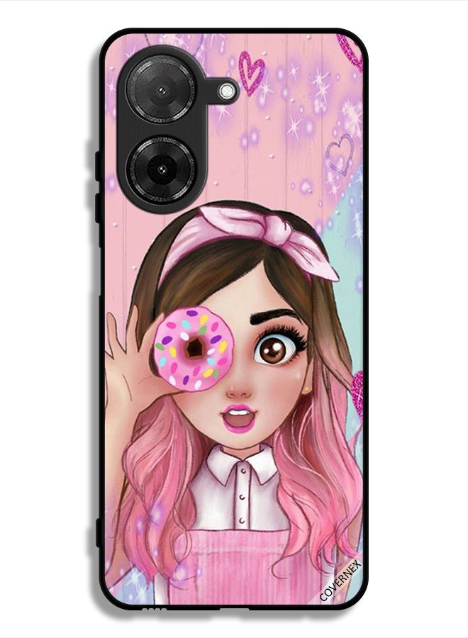 Covernex Xiaomi Redmi A5 4G Protective Case Cover Donut Lover Girl Art - Image 1