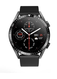 Xcell Classic 3 Talk Lite Smart watch, Heart Rate/Blood Pressure/Oxygen Level Monitoring, Receive & Make Calls,Water Resistance: IP67,1 Week Battery life, Compatibility:IOS/Android-Black