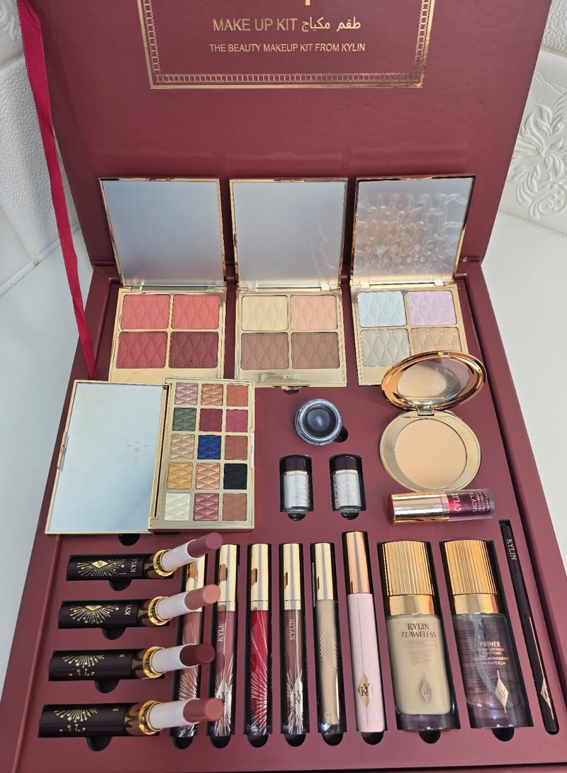 كايلين طقم مكياج العروس وجميع منتجات التجميل في علبة واحدة - Image 2
