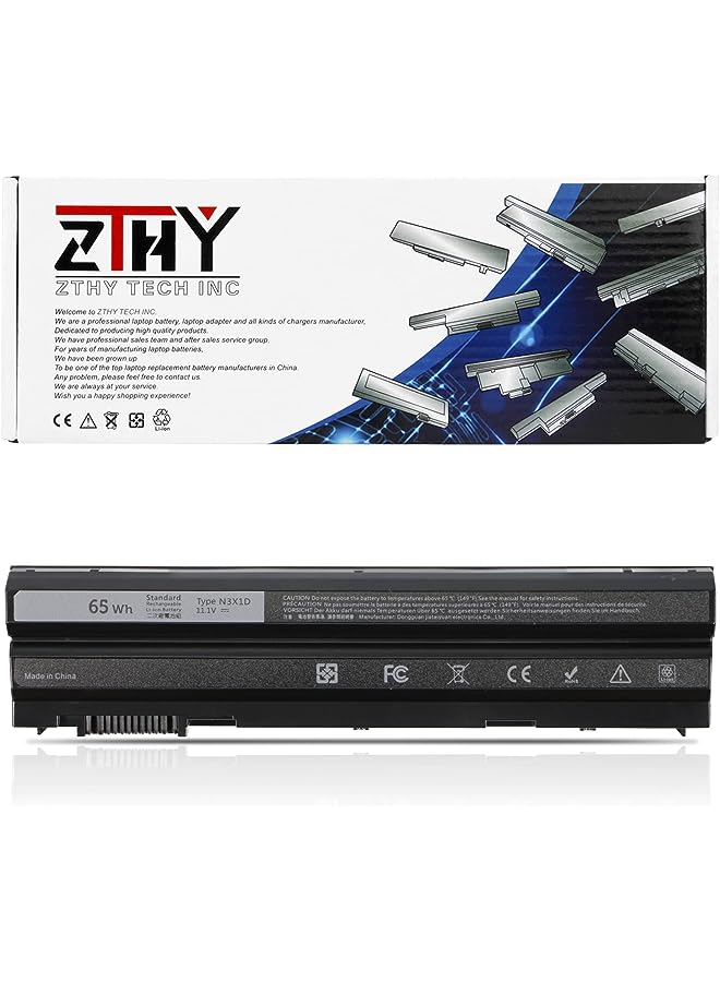 ZTHY 65Wh N3X1D Laptop Battery For Dell Latitude E5420 E5430 E5520 E5530 E6420 E6430 E6530 E6520 Inspiron 4420 5420 5425 7420 7520 5520 M421R T54Fj 8858X M5Y0X 312-1325 312-1165 Vostro 3460 3560 - Image 1
