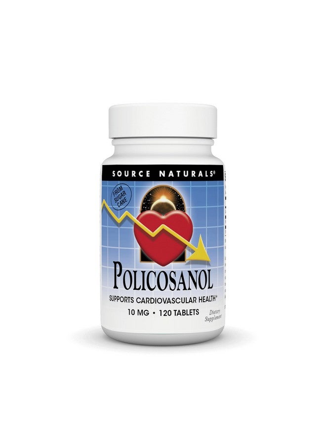 سورس ناتشورالز مصدر طبيعي - بوليكوسانول يدعم صحة القلب والأوعية الدموية*، 10 مجم - 120 قرصًا - Image 1