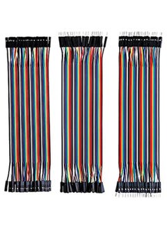 120 Pcs Multicolored Dupont Breadboard Jumper Wires 40-Pin