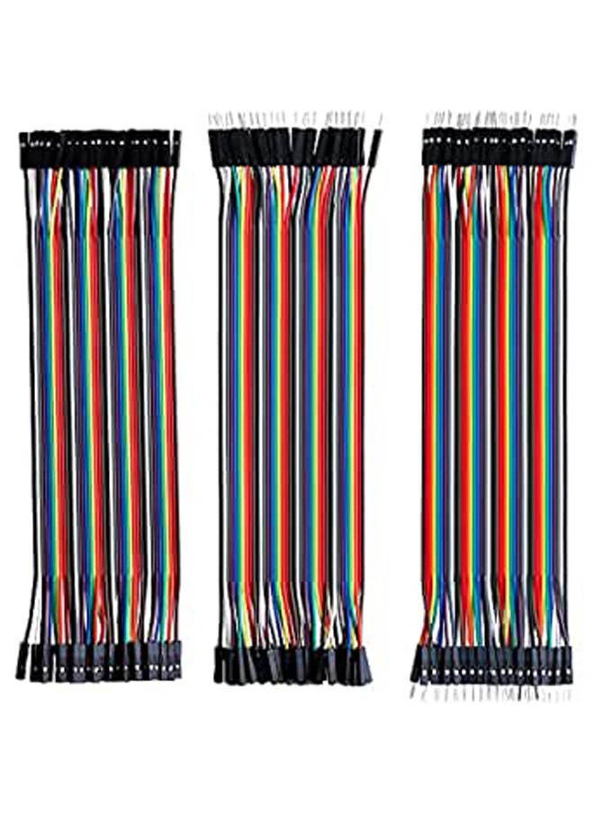 Generic - 120 Pcs Multicolored Dupont Breadboard Jumper Wires 40-Pin - Image 1