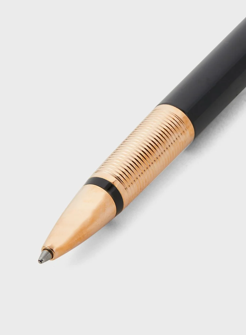 POLICE Pa30116Slb/317 Wallet + Pen