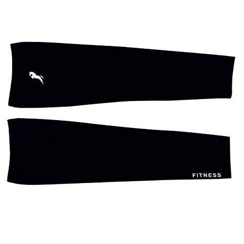 Rider Fingerless Arm Sleeve For All Sport Related Activities Arm Pain Relieve Support For Boys And Girls (BLACK, L) - Image 4