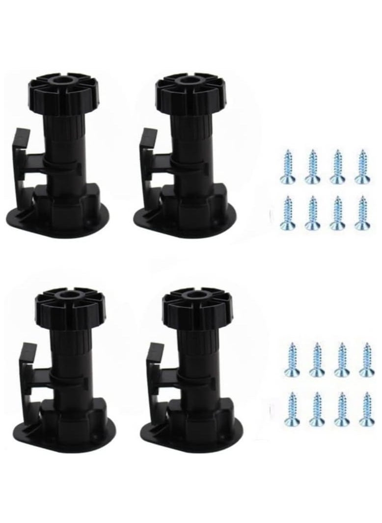 RATSAW Adjustable Furniture Leg Foot 4 Pack Cabinet Leveler Legs for Kitchen Bathroom Chairs Height Cabinet Leveling Adjustable from 100mm to 120mm  - Image 1